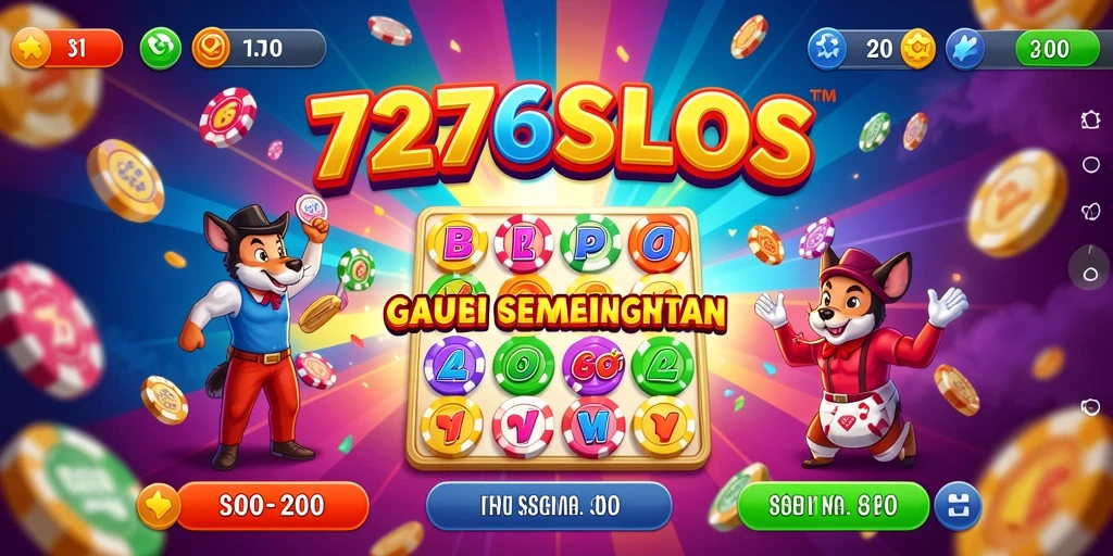Tampilan gameplay yang seru dan interaktif dalam 7276SLOTS.