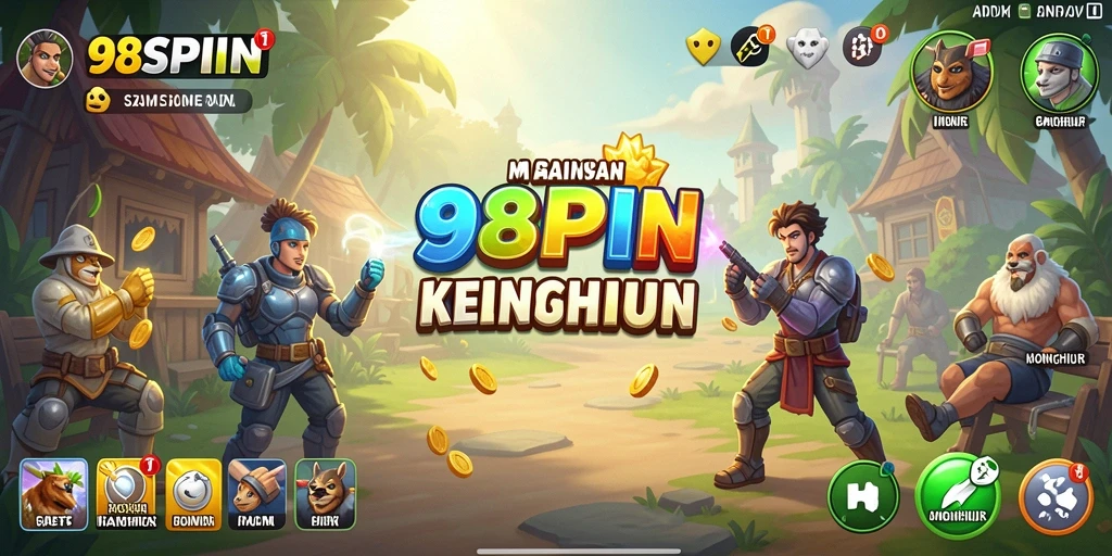 Screenshot gameplay 98SPIN dengan tampilan menarik dan menyenangkan.