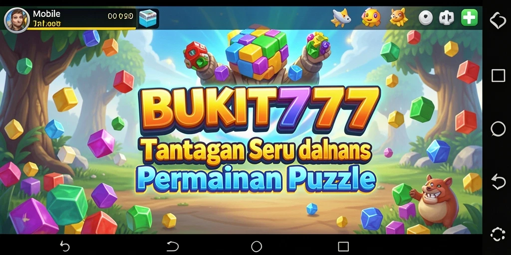 Screenshot BUKIT777 menampilkan tantangan Puzzle yang menarik dan seru.