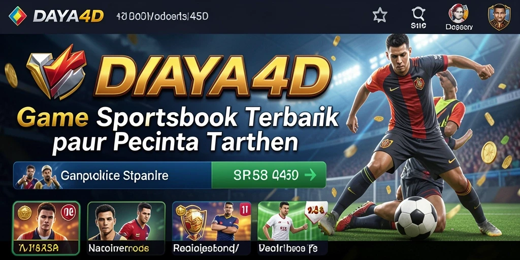 Tampilan gameplay menarik dari aplikasi Sportsbook DAYA4D.