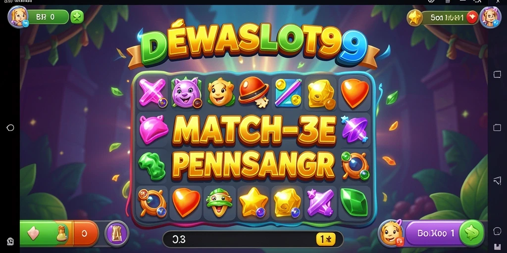 Tampilan gameplay seru DEWASLOT99 saat pemain menyusun kombinasi.