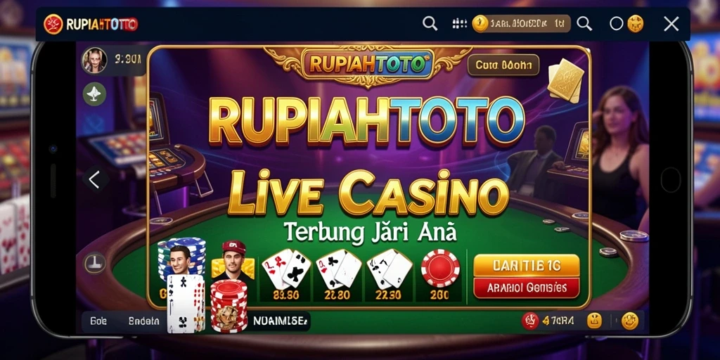 Tampilan gameplay Live Casino di RUPIAHTOTO yang mendebarkan.