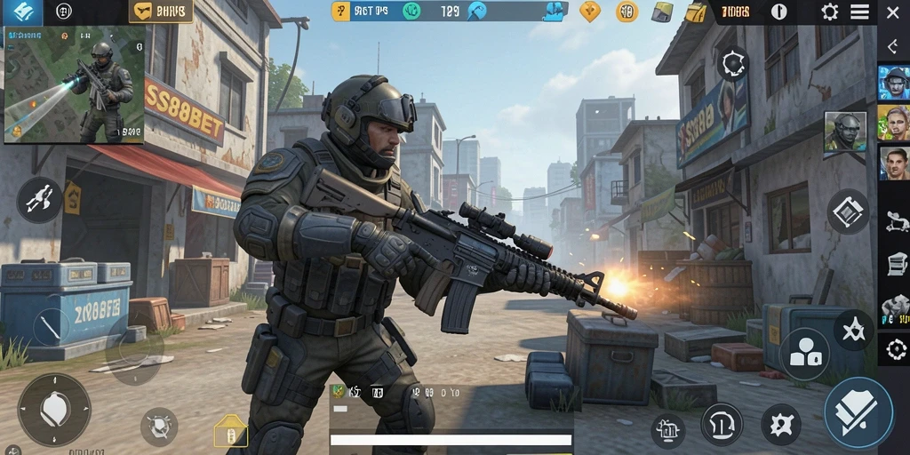 Screenshot gameplay SS88BET yang menampilkan keseruan taruhan TPS.