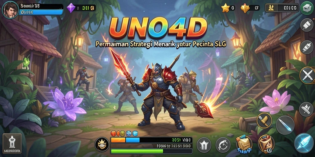 Tampilan menarik dalam permainan strategis UNO4D yang menantang.